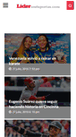 Mobile Screenshot of liderendeportes.com